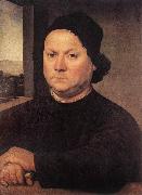 LORENZO DI CREDI Portrait of Perugino sf oil painting artist